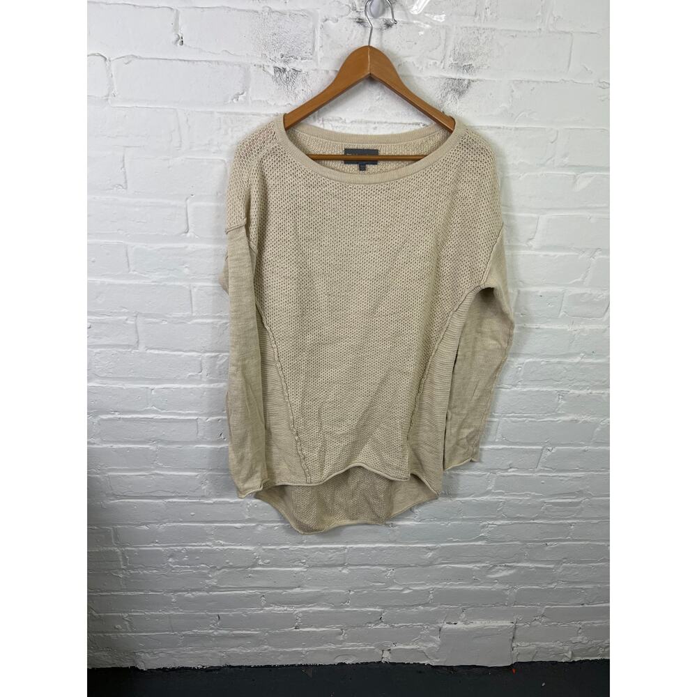 Michael Stars Cream Crew Neck Sweater